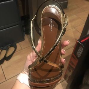 Authentic Louis Vuitton Landscape Sandals